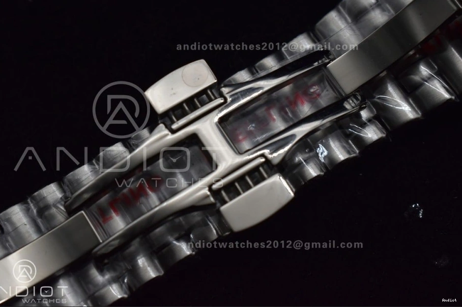Best Factory Blue SS Bracelet GMT Breitling Dial Chronomat 40mm BLS 1:1 Automatic Edition On A2836 0508